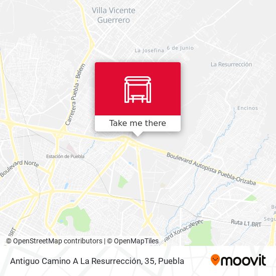 Antiguo Camino A La Resurrección, 35 map