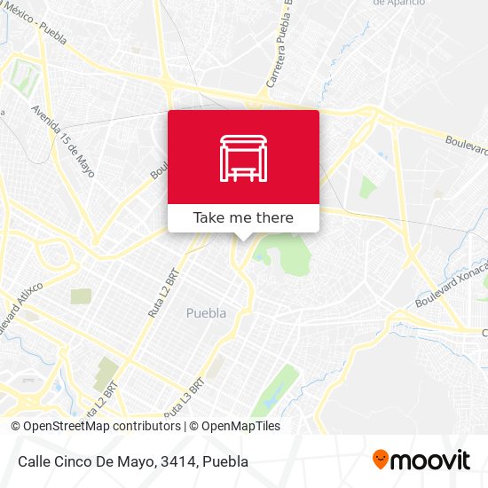 Calle Cinco De Mayo, 3414 map