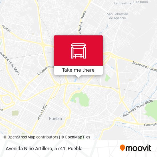 Mapa de Avenida Niño Artillero, 5741