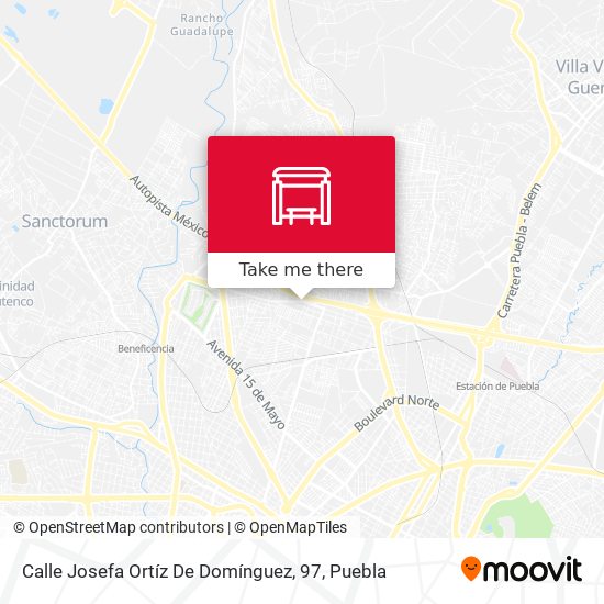 Calle Josefa Ortíz De Domínguez, 97 map