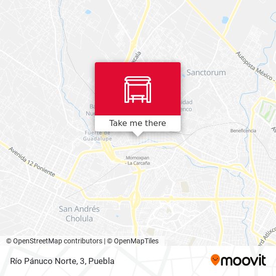 Río Pánuco Norte, 3 map