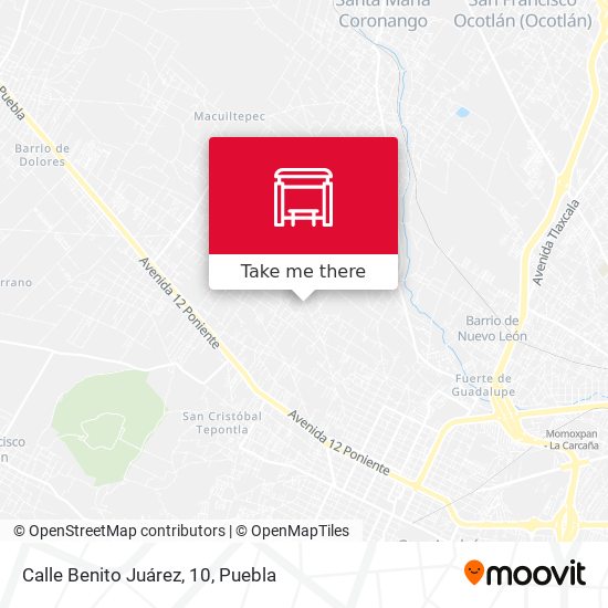 Calle Benito Juárez, 10 map