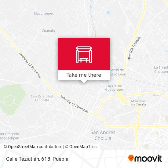 Calle Teziutlán, 618 map