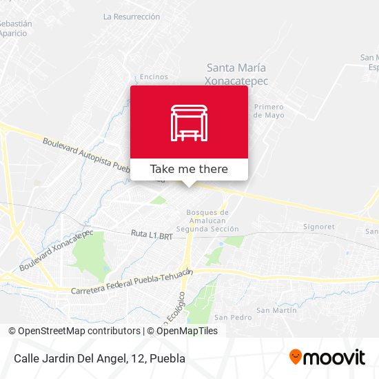 Calle Jardin Del Angel, 12 map