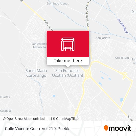 Calle Vicente Guerrero, 210 map