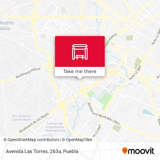 Mapa de Avenida Las Torres, 263a