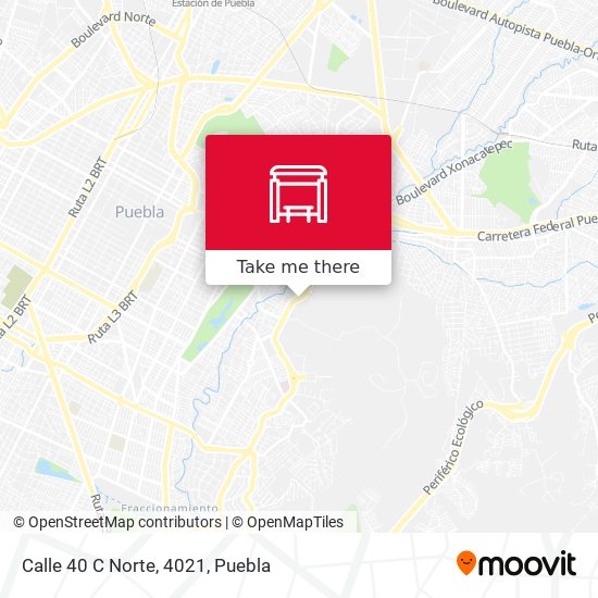 Mapa de Calle 40 C Norte, 4021