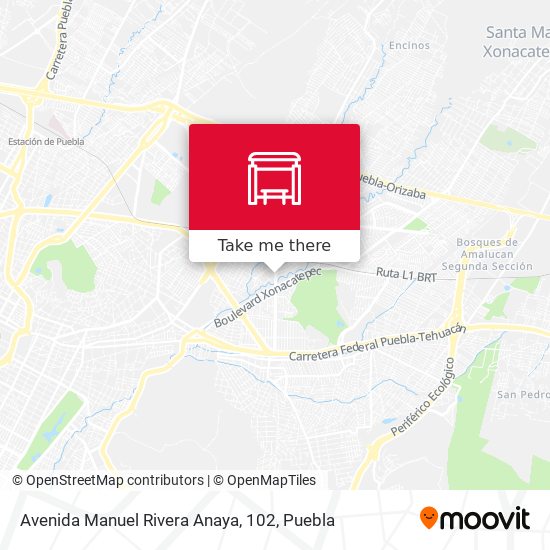 Mapa de Avenida Manuel Rivera Anaya, 102