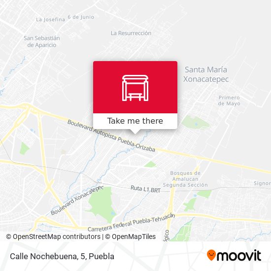 Mapa de Calle Nochebuena, 5