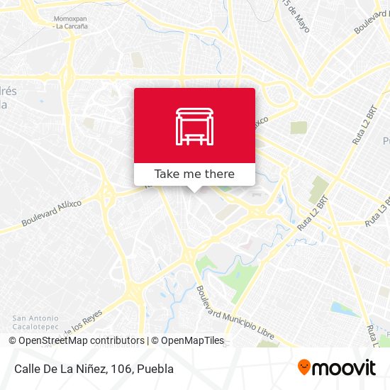 Calle De La Niñez, 106 map