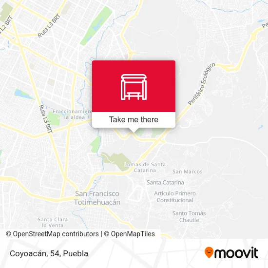 Coyoacán, 54 map