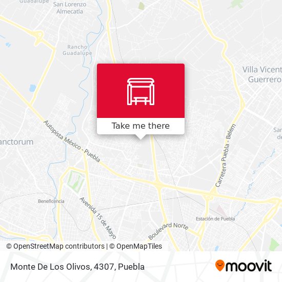 Monte De Los Olivos, 4307 map