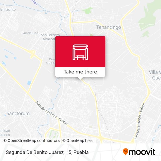 Segunda De Benito Juárez, 15 map