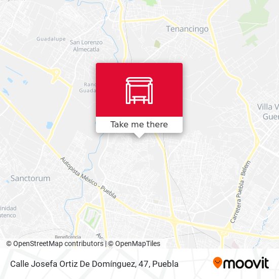 Calle Josefa Ortiz De Domínguez, 47 map