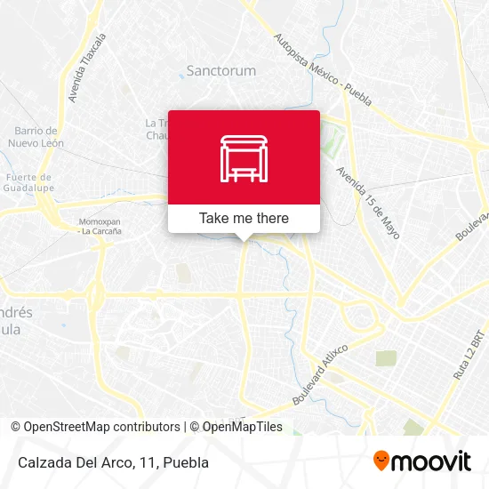 Mapa de Calzada Del Arco, 11