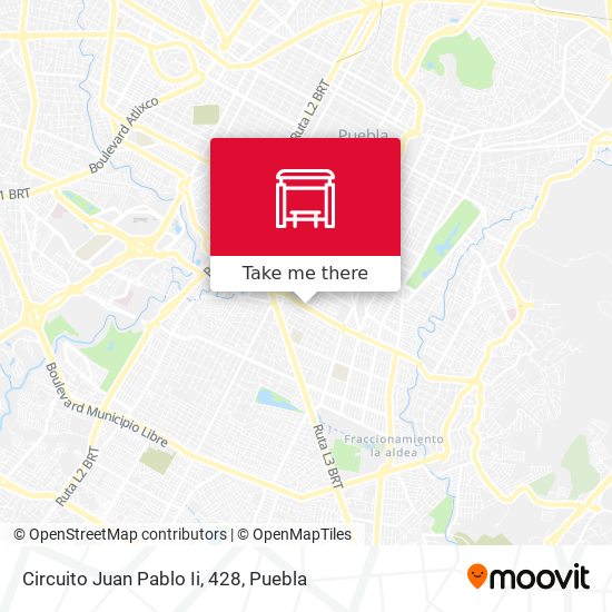 Circuito Juan Pablo Ii, 428 map