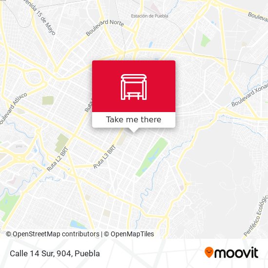 Calle 14 Sur, 904 map