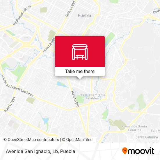 Avenida San Ignacio, Lb map