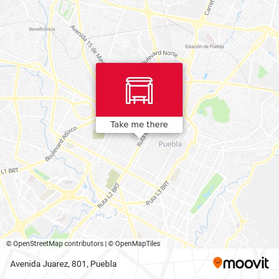 Mapa de Avenida Juarez, 801