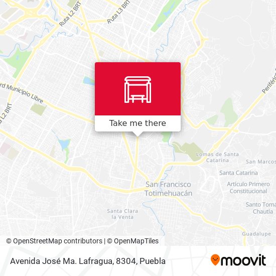 Avenida José Ma. Lafragua, 8304 map