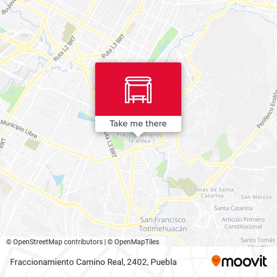 Mapa de Fraccionamiento Camino Real, 2402