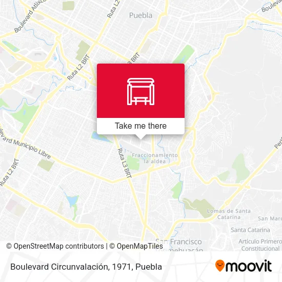 Mapa de Boulevard Circunvalación, 1971