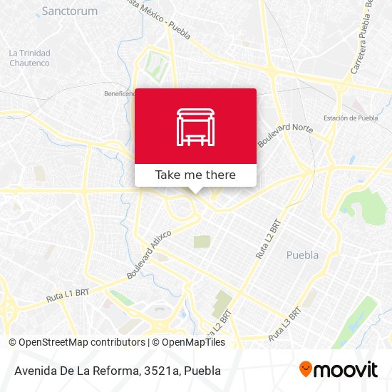 Mapa de Avenida De La Reforma, 3521a