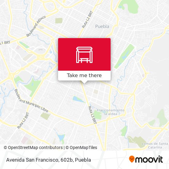 Mapa de Avenida San Francisco, 602b