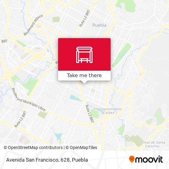 Mapa de Avenida San Francisco, 628