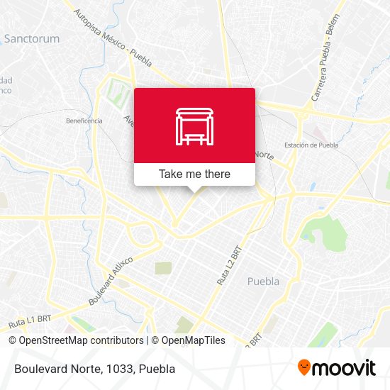 Mapa de Boulevard Norte, 1033
