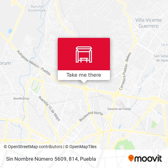 Mapa de Sin Nombre Número 5609, 814
