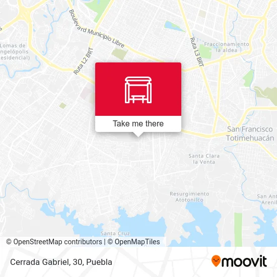 Cerrada Gabriel, 30 map