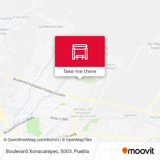 Boulevard Xonacatepec, 5003 map