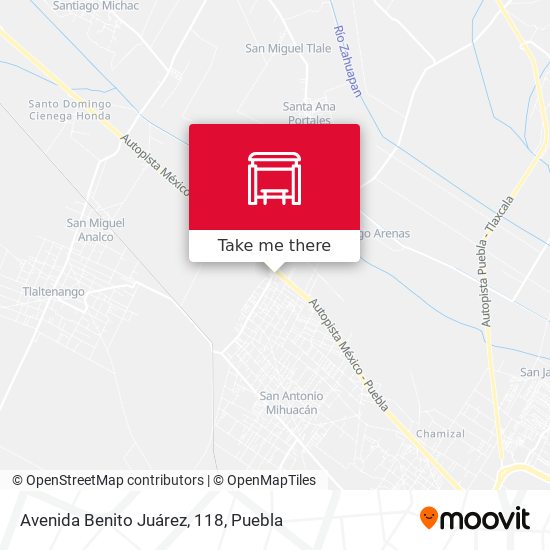Avenida Benito Juárez, 118 map