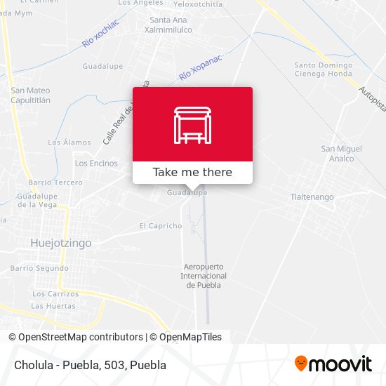 Mapa de Cholula - Puebla, 503