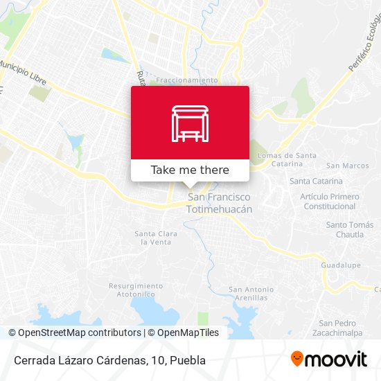 Cerrada Lázaro Cárdenas, 10 map
