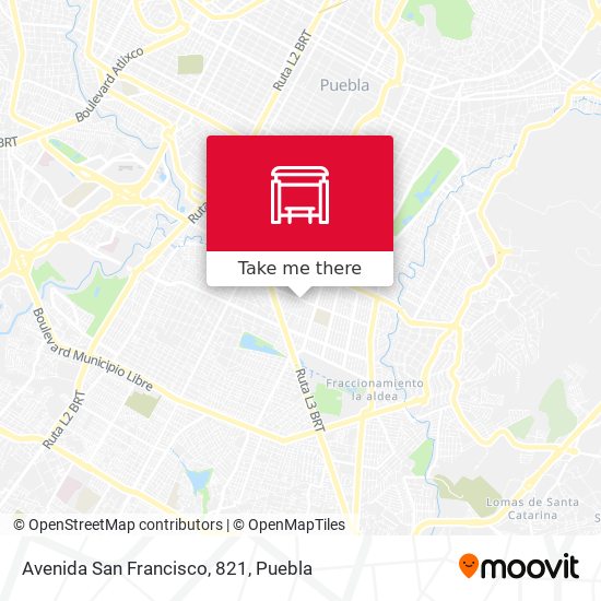 Avenida San Francisco, 821 map