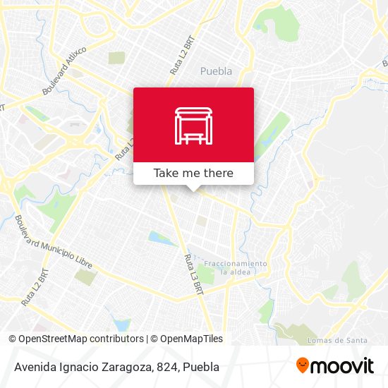 Mapa de Avenida Ignacio Zaragoza, 824
