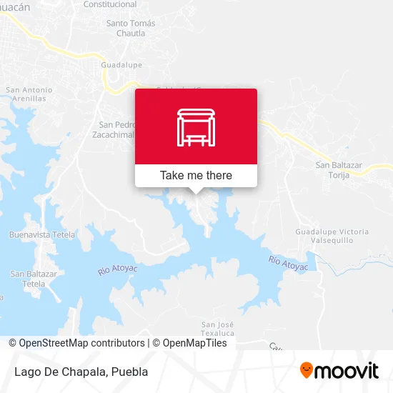 Lago De Chapala map
