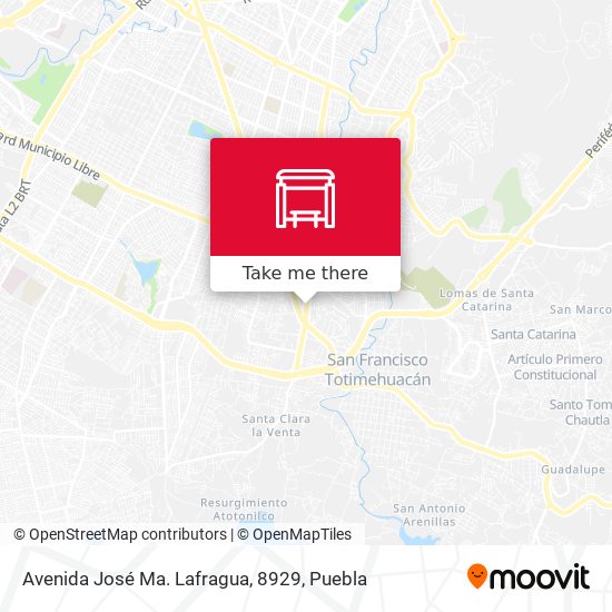 Avenida José Ma. Lafragua, 8929 map