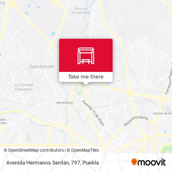 Mapa de Avenida Hermanos Serdán, 797
