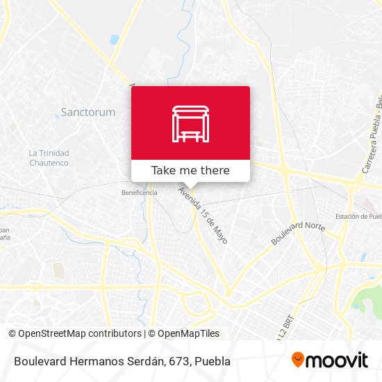 Mapa de Boulevard Hermanos Serdán, 673