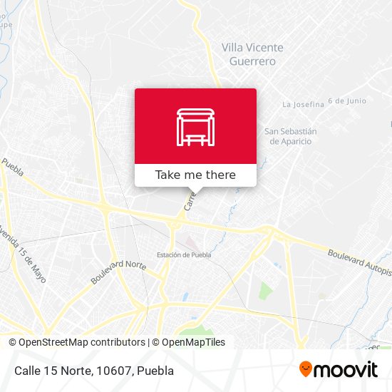 Mapa de Calle 15 Norte, 10607
