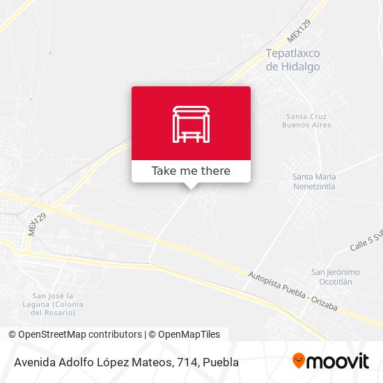 Mapa de Avenida Adolfo López Mateos, 714