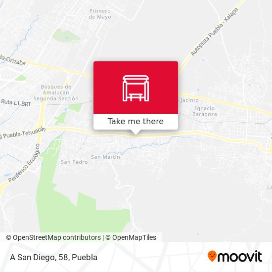 Mapa de A San Diego, 58