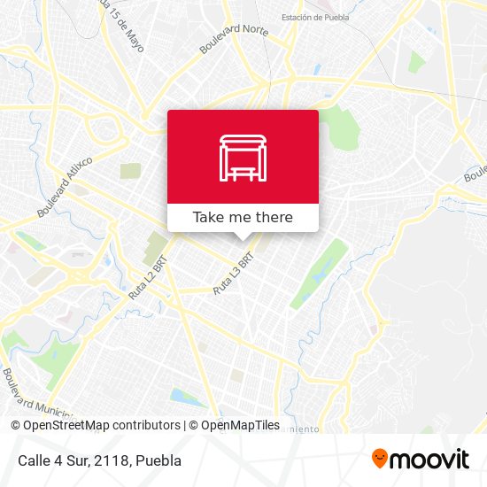 Mapa de Calle 4 Sur, 2118