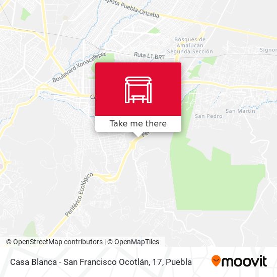 Mapa de Casa Blanca - San Francisco Ocotlán, 17