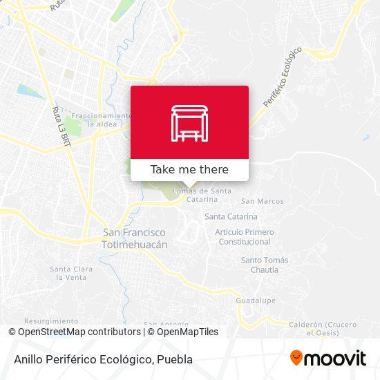 Anillo Periférico Ecológico map
