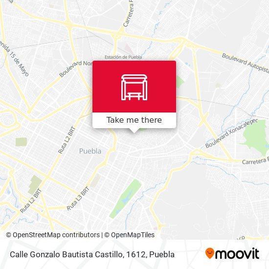 Calle Gonzalo Bautista Castillo, 1612 map
