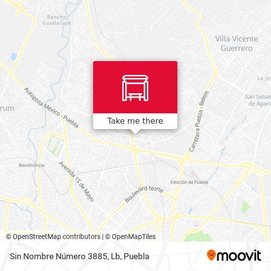 Mapa de Sin Nombre Número 3885, Lb